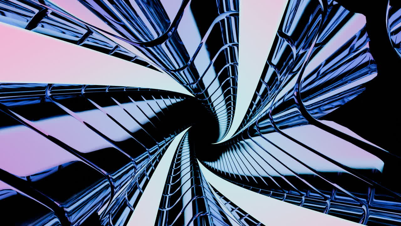 túnel espiral futurista abstracto