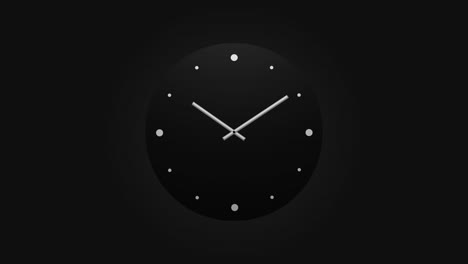 clock counting down 24 hour day fast speed time-lapse 4k hd