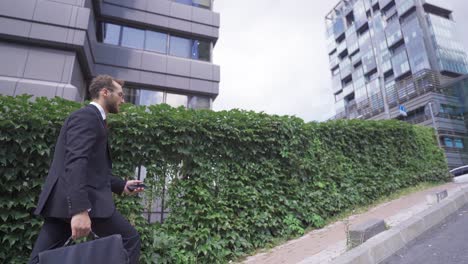 businessman walking.