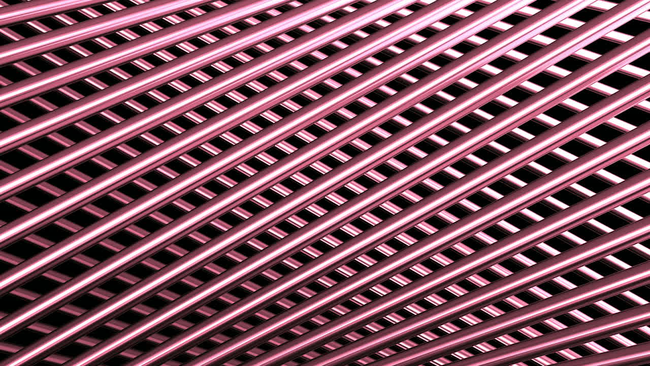 Abstract Pink Metal Pipes Pattern