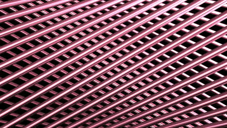 patrón de tubos metálicos rosados abstractos