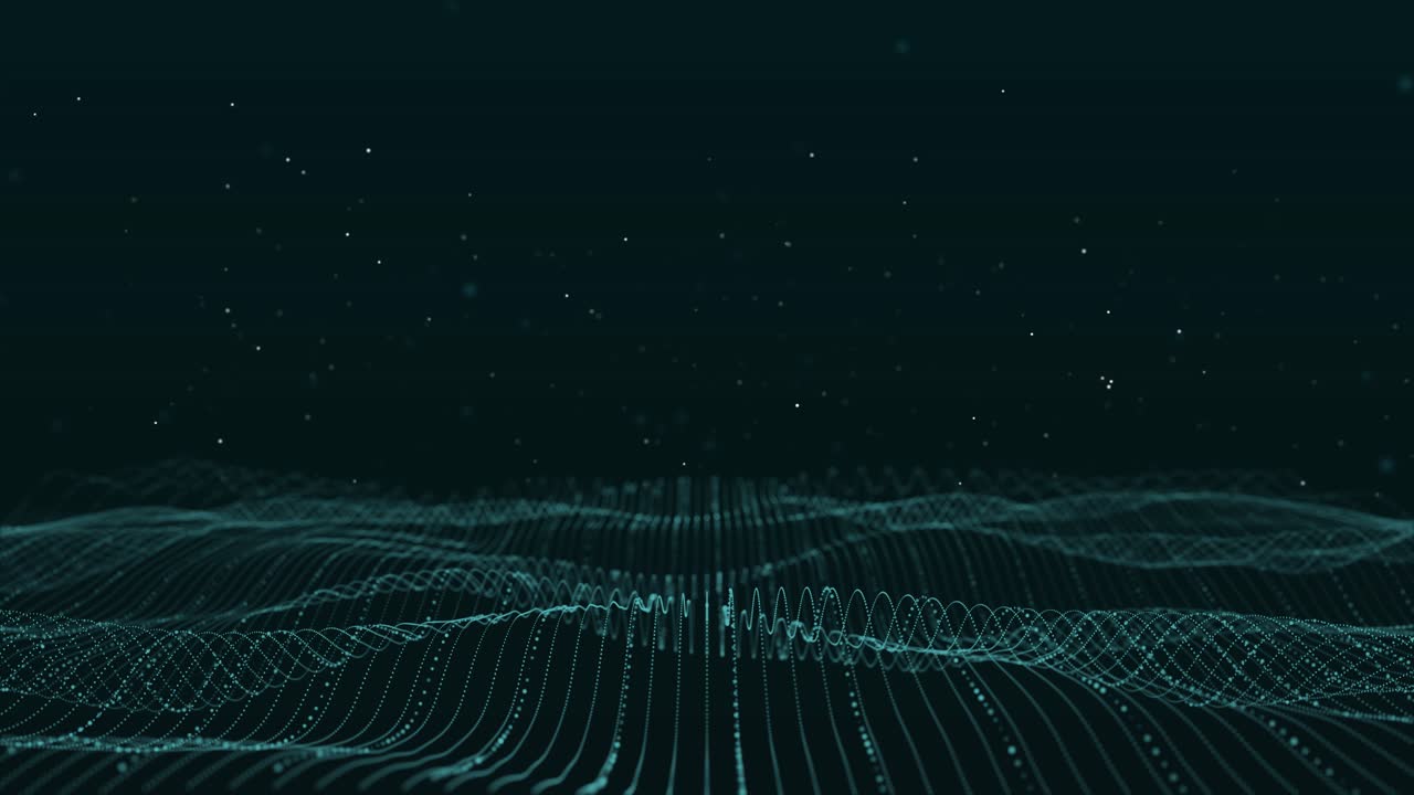 4k abstract geometric background concept science technology business space particles form lines and