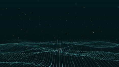 4k abstract geometric background concept science technology business space particles form lines and