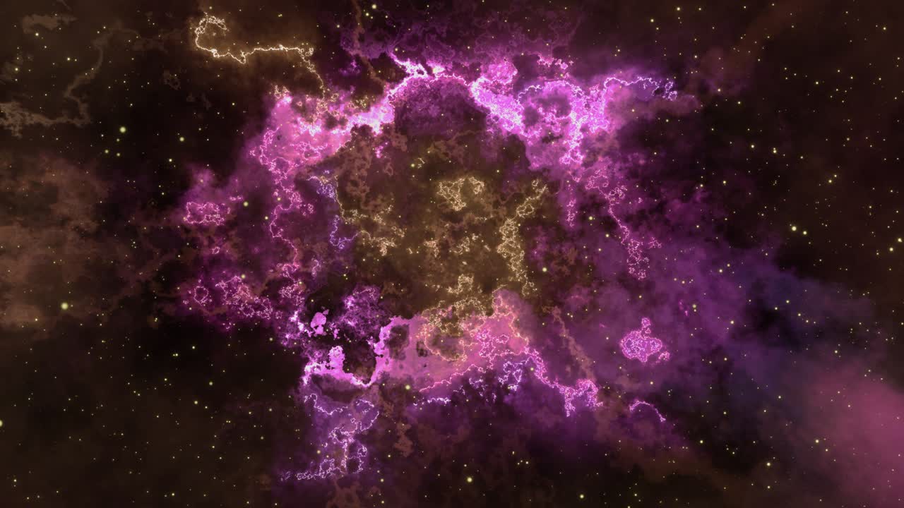 Universe planets nebula cloud background moving traveling through star fields in space milky way
