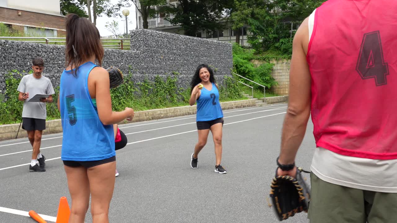 People playing catch