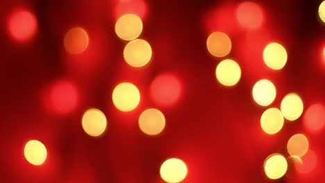 abstracto borrosas luces bokeh en fondo rojo. navidad y año nuevo vacaciones de luz