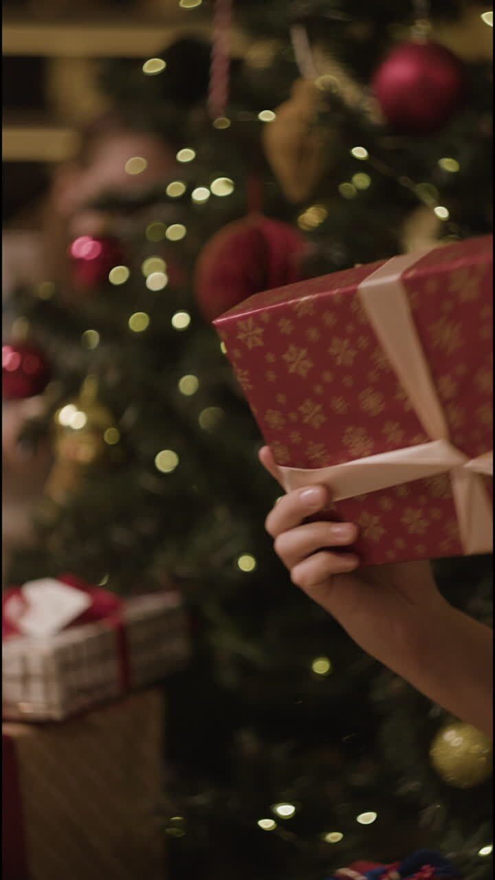 abertura de regalos de navidad