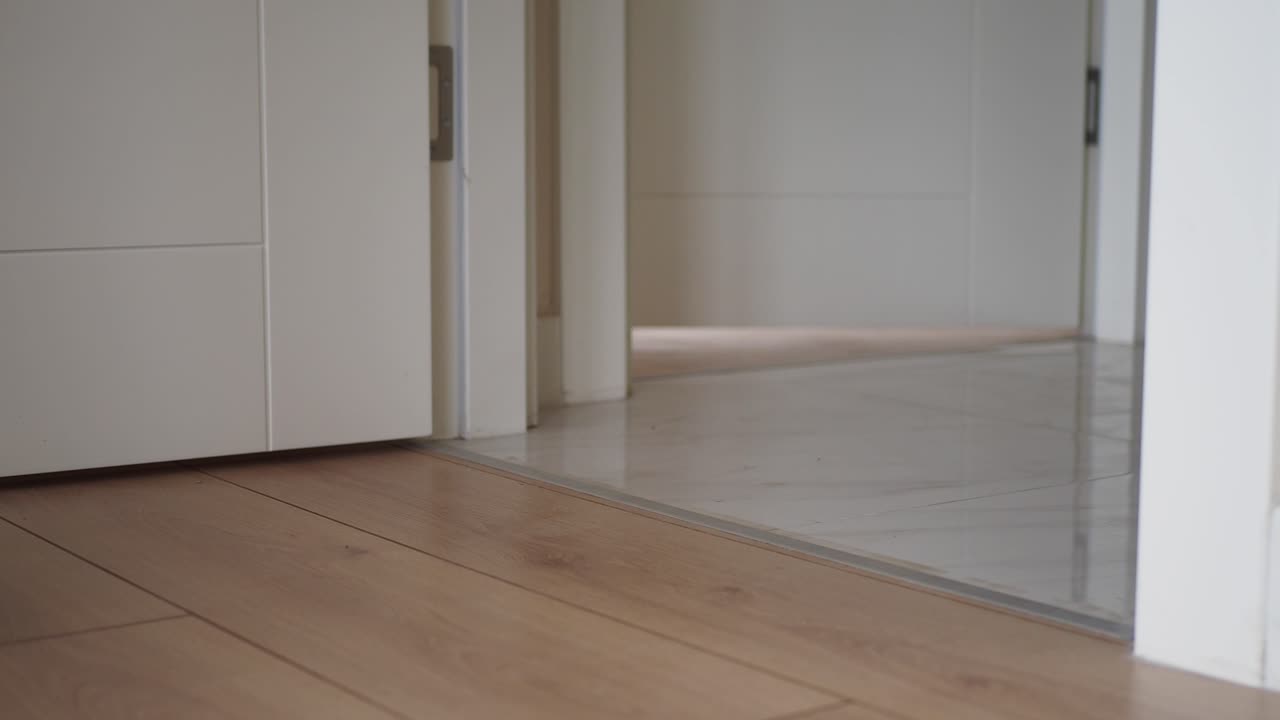 문 을 지나가는 사람