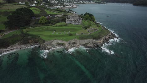 Castillo-De-St-Mawes-En-La-Costa-De-Cornualles