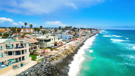 Drone-Costero-De-La-Ciudad-De-La-Playa-De-Oceanside