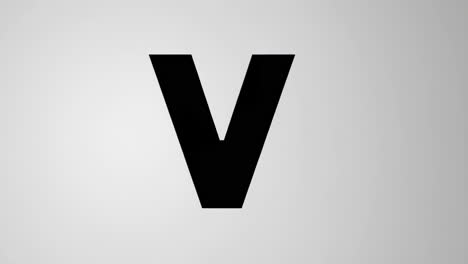 image of the letter v