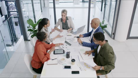 a group of businesspeople having a meeting