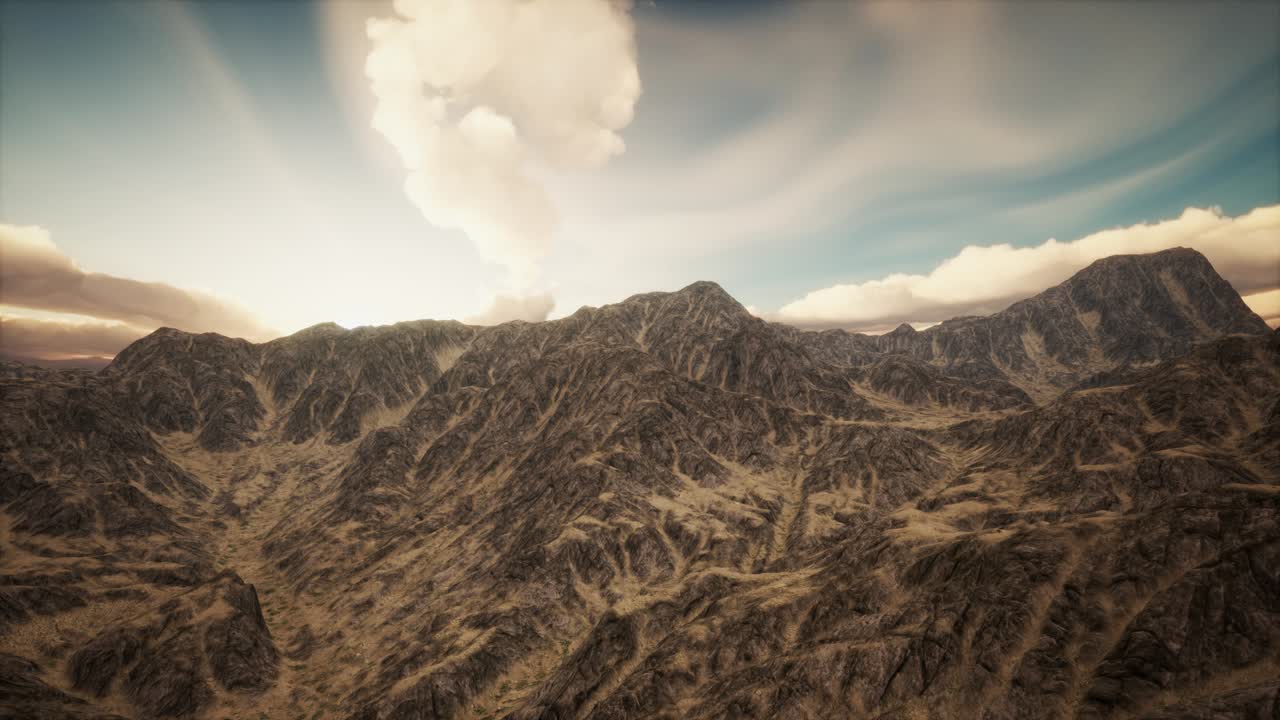 paisaje montañoso a gran altitud