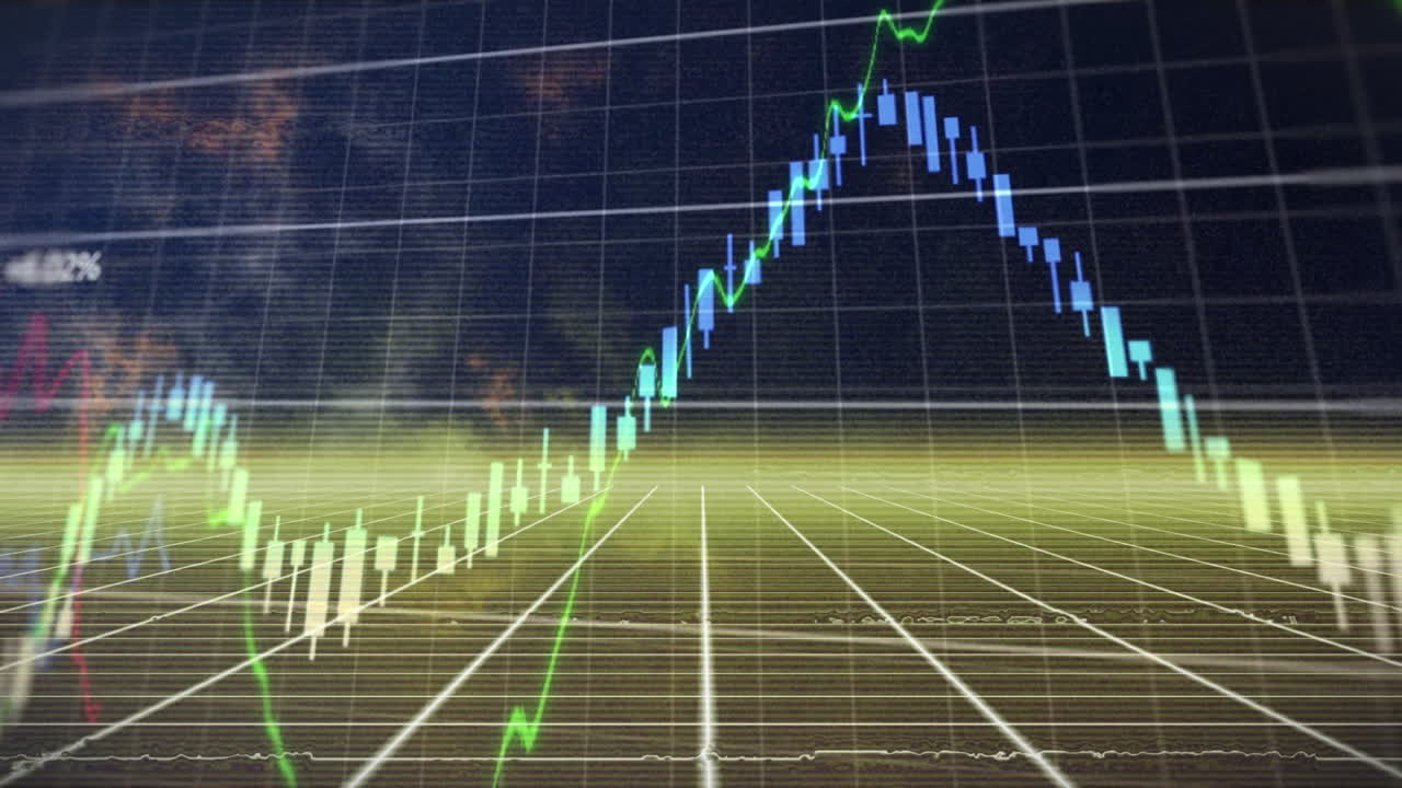 메타버스 그리드를 통해 금융 데이터 처리의 애니메이션