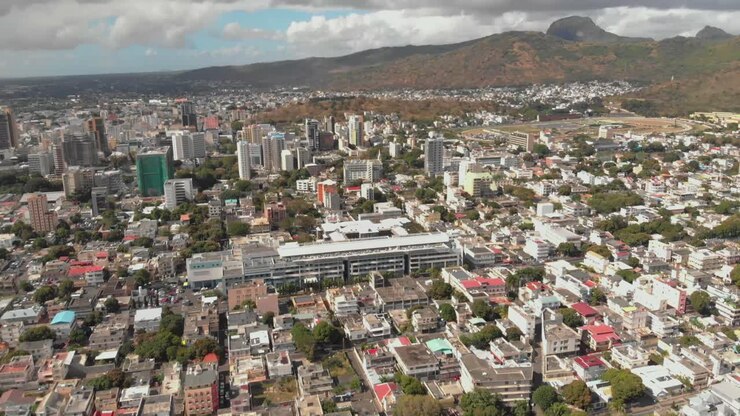 Case nella parte centrale di Mauritius