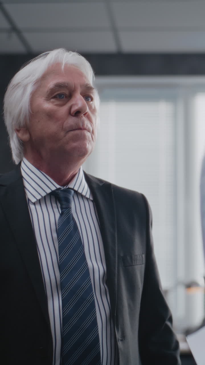 reunión de negocios con ejecutivo superior