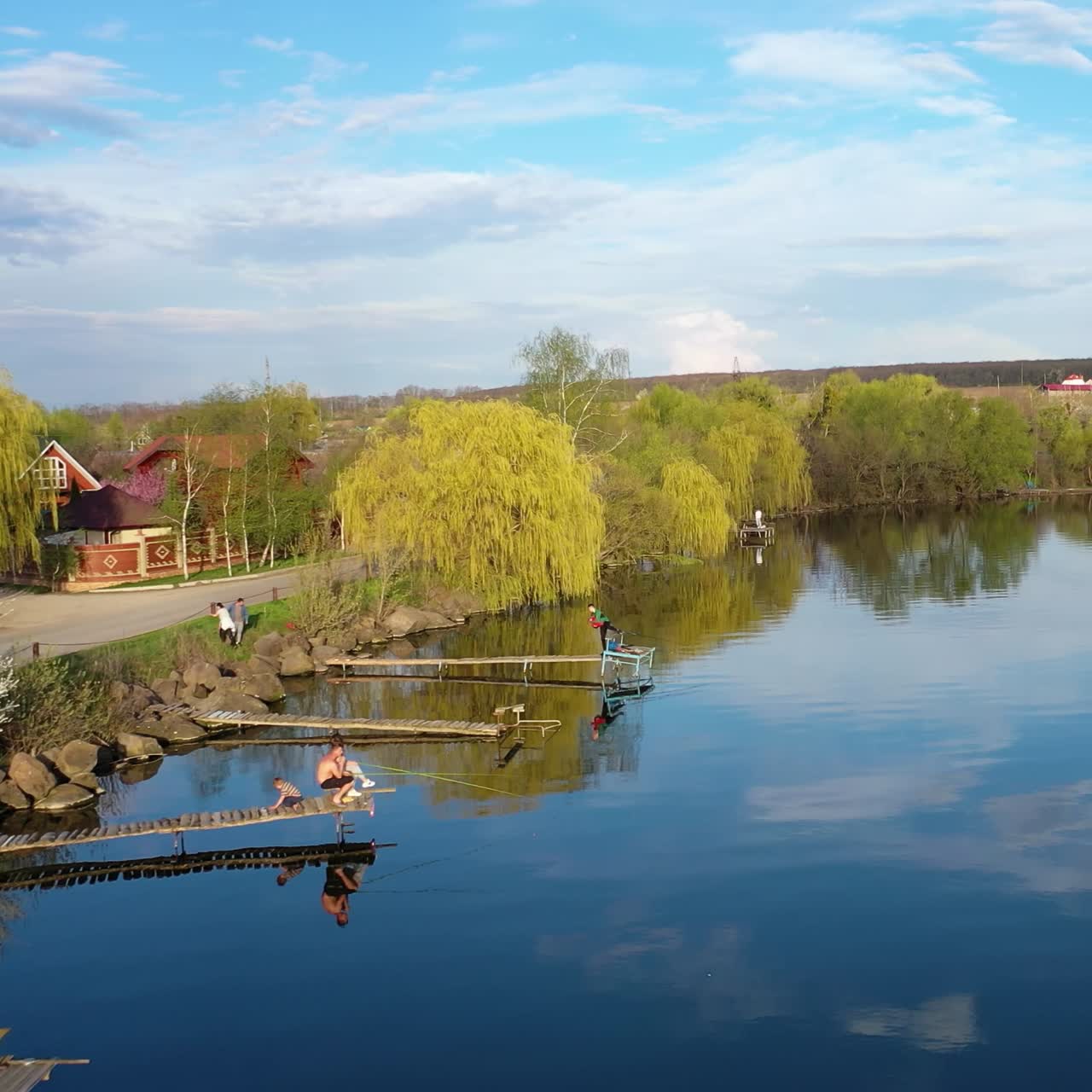 Beautiful landscape, aerial drone shot
