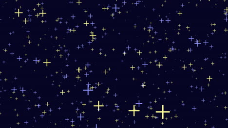 stunning night sky cross-shaped constellations and stars