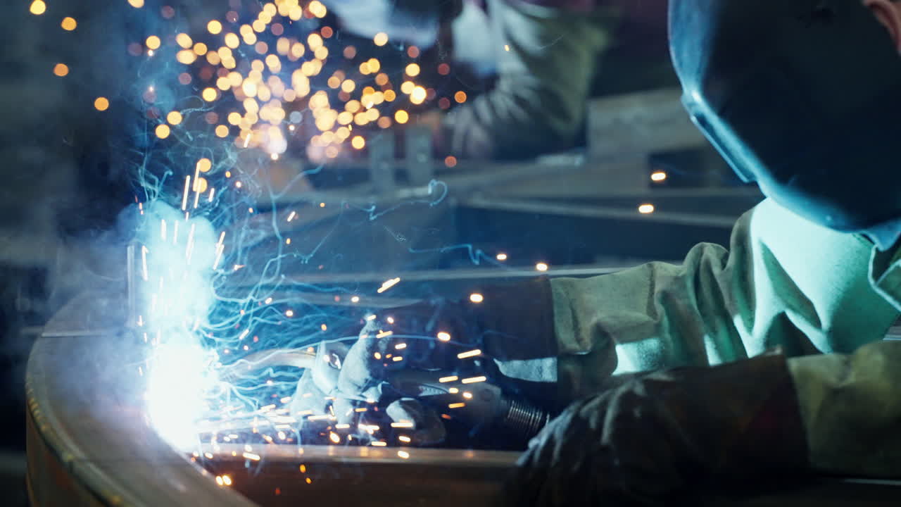 Welding Operation in a Factory