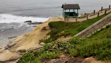 exploring the la jolla, california coastline on an overcast day