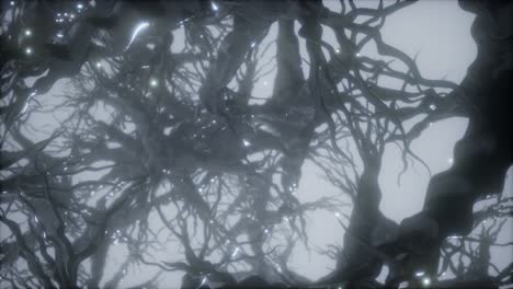 viaje a través de una red de células neuronales dentro del cerebro