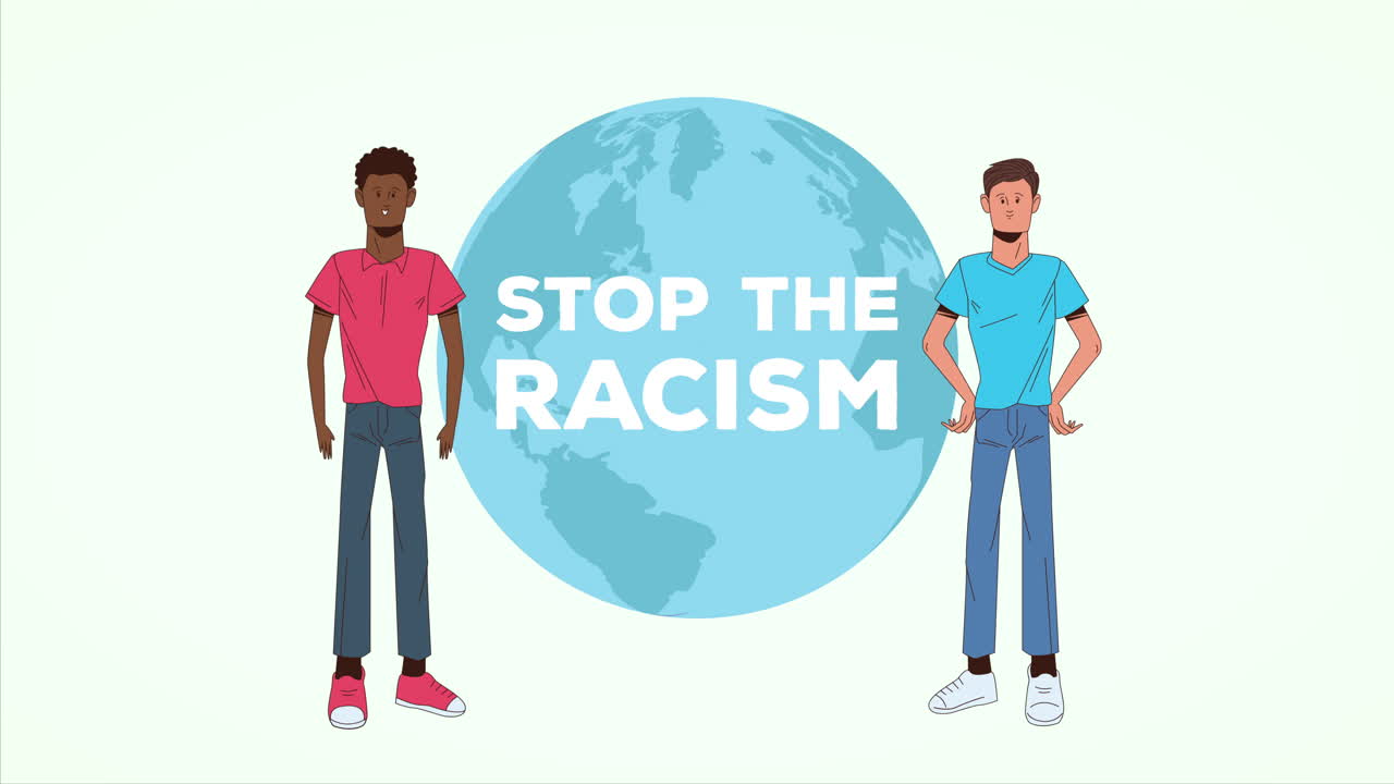 stop the racism campaign with interracial men and earth planet