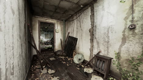 abandoned house interior