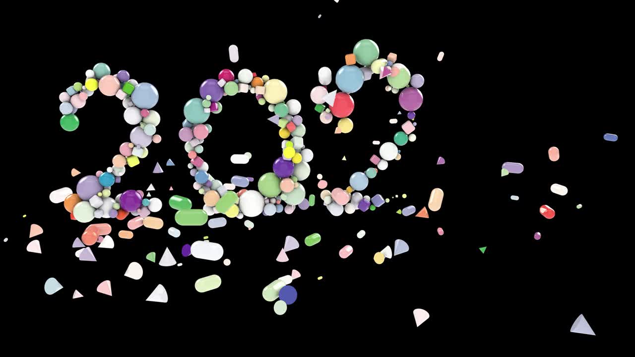 2020년 새해 모션 그래픽 영상