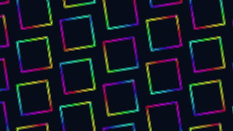 las líneas de colores vibrantes forman un patrón en forma de diamante