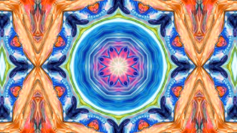 movimiento de fondo de kaleidoscopio abstractamente colorido