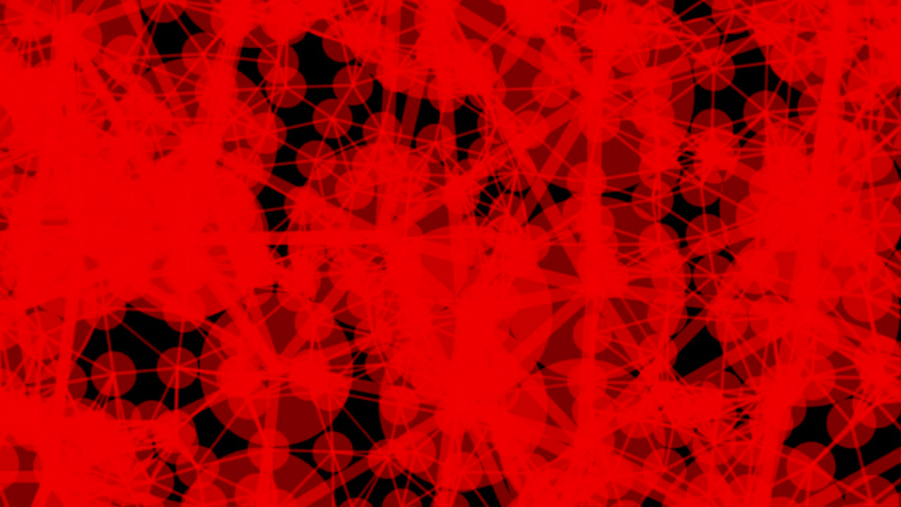 Roter abstrakter animierter Hintergrund für Musik-Bildschirmschoner oder für jedes andere Computerthema