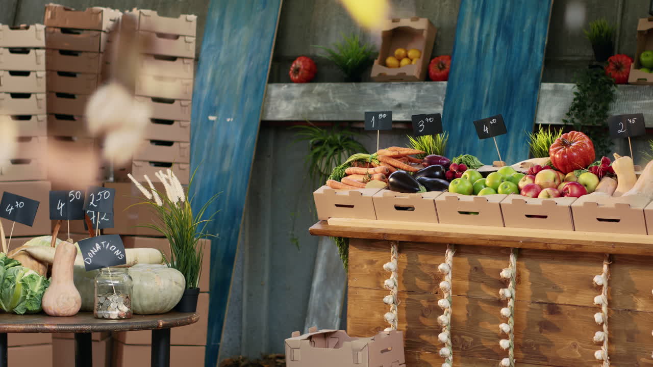 Fresh Vegetables and Produce at the Market