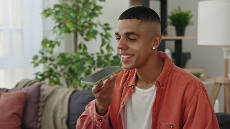 young man using smartphone
