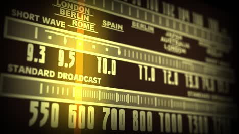 fondo de bucle sin costuras de escala de radio retro