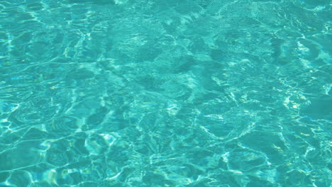 close-up of a pool with clear blue water