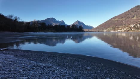 switzerland alpine lake walensee swiss alps valley nature landscape outdoor