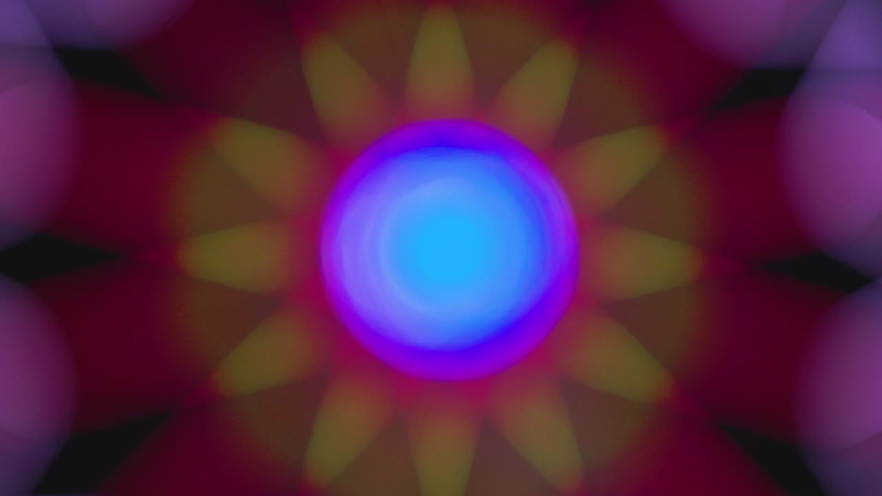 luces fuera de foco luces coloridas en la feria