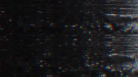 diseño único abstracto animación digital ruido de píxeles error de fallo daño de video