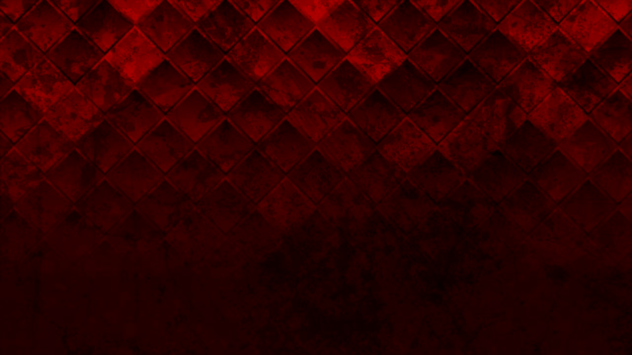 Sfondo animato astratto con quadrati geometrici rosso scuro, tecnologia e stile grunge