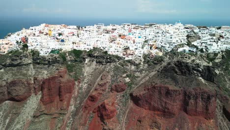 avión no tripulado oia santorini grecia