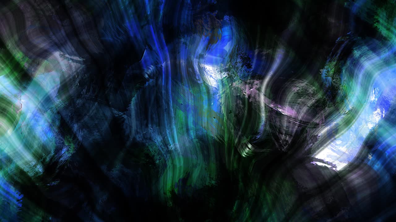 Abstraktní animace, tekuté pozadí, krásný film s digitální malbou, film s abstraktním pozadím. Holografická gradientní animace.