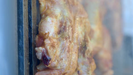 roasted chicken on a wooden board