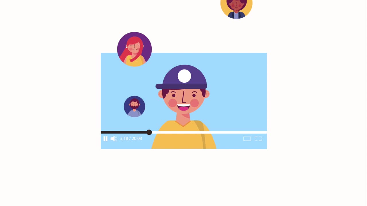viral content young man and