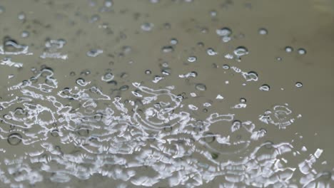 bubbles rising up. boiling water, closeup. isolated black background