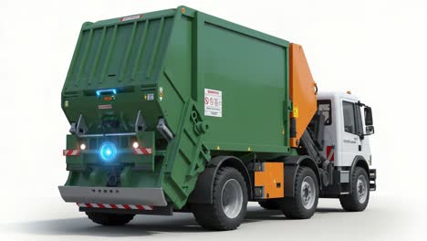 innovative garbage truck design featuring advanced technology and eco-friendly systems for efficient waste management and urban cleanliness