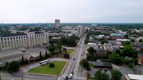 Aerial-High-Above-Spartanburg-SC,-Spartanburg-South-Carolina,-BMW-Car-Factory