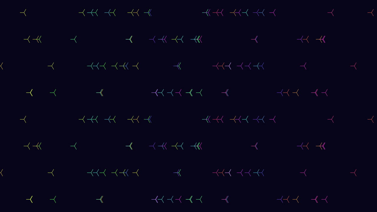 Vibrant colorful lines bursting from classic black and white pattern