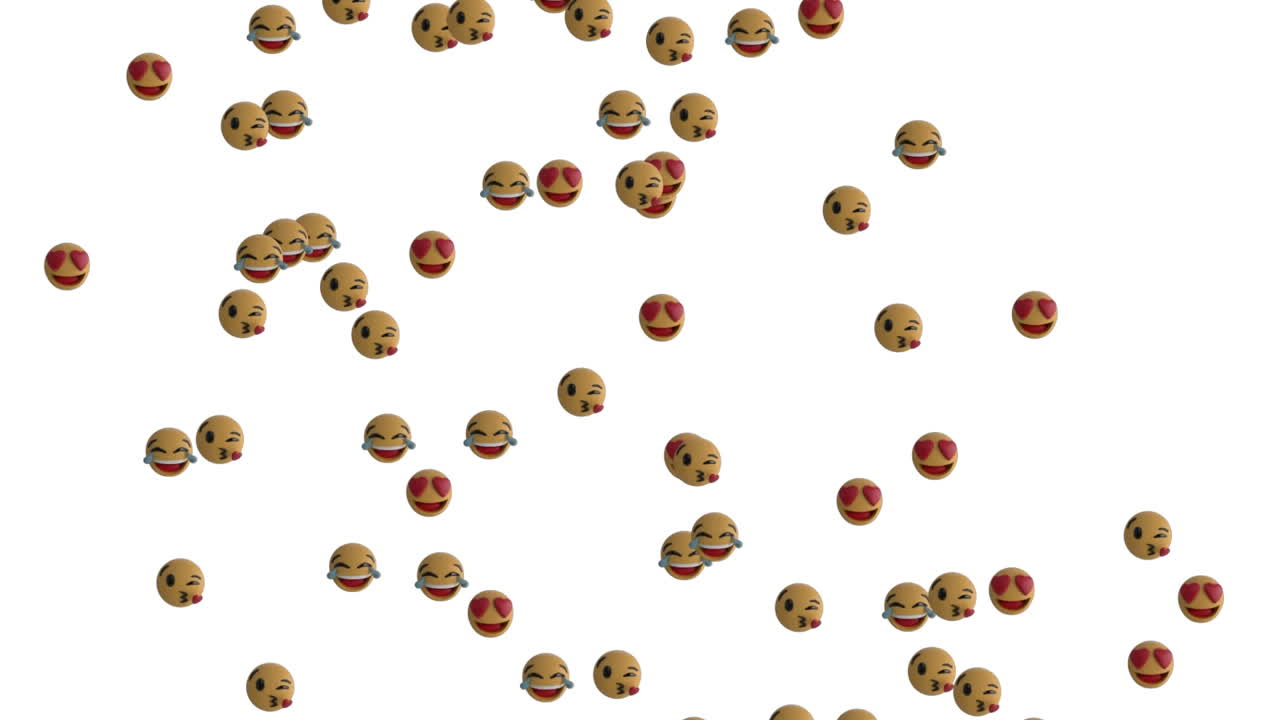 los emoticones volando