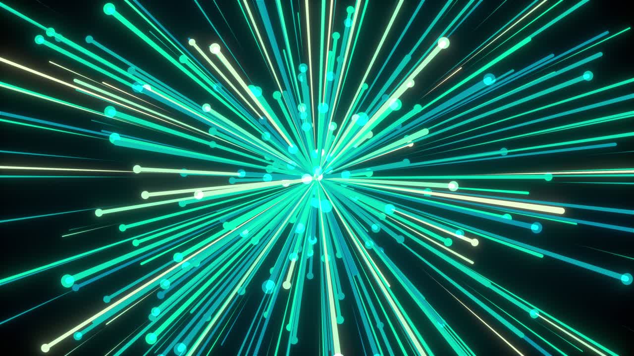 Burst particle lines