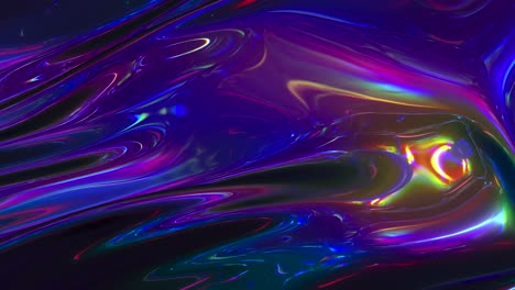 arte líquido iridescente abstracto